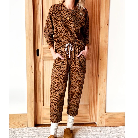 Emerson Fry Pants - Emerson Fry India Collection Vintage Leopard Organic Set